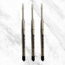 Metal Jotter Refills – Set of 3 | Bold Point Smooth Black Ink Flow