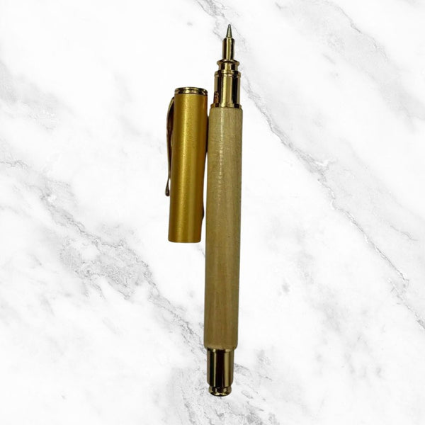 Wooden Finish Ball Pen – Natural Elegance | Smooth Writing with Jumbo Jotter Blue Ink