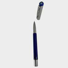 Combo of 2 Openable Cap Ball Pens – Blue & Black Finish | Silver Cap | 0.6mm Blue Ink | Sleek Professional Pens
