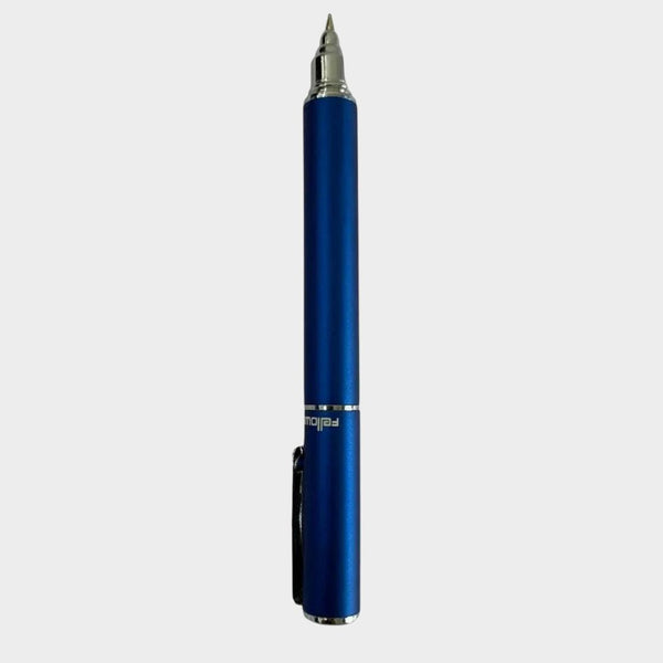 Fellowship Jotter Metallic Blue Ball Pen – Sleek Back Press Design | Jumbo Jotter Blue Ink