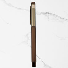 Metallic Cream Body Ball Pen with Brown Cap | Openable Mechanism | Premium Smooth Writing Blue Ink Pen | Elegant Gifting Choice