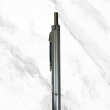 5-in-1 Silver Body Ball Pen – Multi-Color Inks + 0.5mm Pencil | Click Mechanism for Smooth Writing