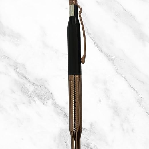 Rose Gold and Black Ball Pen – Twist Mechanism | Sleek Modern Design with Glycer 0.6mm Blue Ink