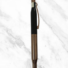 Rose Gold and Black Ball Pen – Twist Mechanism | Sleek Modern Design with Glycer 0.6mm Blue Ink