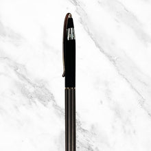 Black Body with Rose Gold Design Twist Ball Pen – Cross Type Refill | Blue Ink | Premium Writing