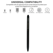 Fellowship's 2-in-1 Mobile Touch Matte Black Pen – Twist Mechanism | Dual Ink (Blue & Red) Ballpoint Pen