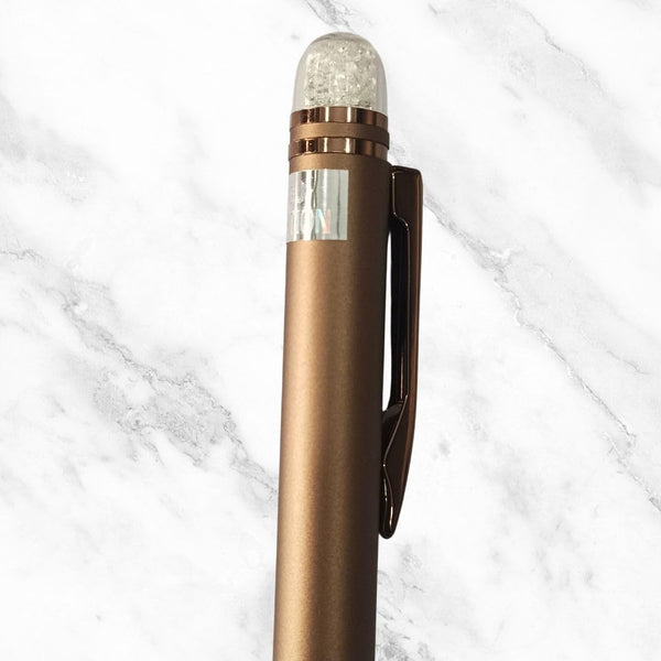 Matt Coffee Ball Pen – Diamond Top Twist | Smooth Blue Ink