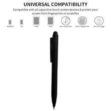 Matt Black Body with Glossy Black Clip Mini Ball Pen – Mobile Touch Twist Mechanism | Premium Smooth Blue Ink