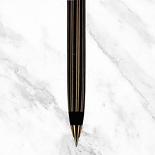 Black Body with Rose Gold Design Twist Ball Pen – Cross Type Refill | Blue Ink | Premium Writing