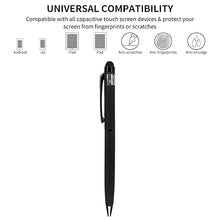 Matt Designer Black Ball Pen with Glossy Clip – Mobile Touch Tip | Twist Mechanism | Premium Blue Ink Writing Pen for Office & Gifting