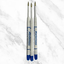 Plastic Jotter Refills – Set of 3 | Smooth Blue Ink Writing Performance