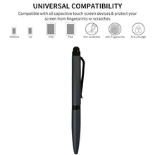 Matt Gunmetal Mini Ball Pen – Black Clip | Mobile Touch | Twist Mechanism | Smooth Blue Ink Writing