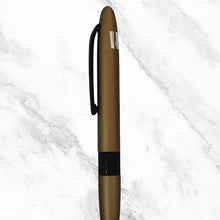 Brown Color Body with Black Clip Twist Mechanism Ball Pen – Cross Type Refill | Blue Ink