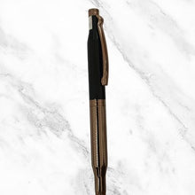 Rose Gold and Black Ball Pen – Twist Mechanism | Sleek Modern Design with Glycer 0.6mm Blue Ink