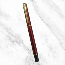 Metallic Red Ball Pen with Gold Clip – Openable Mechanism | Smooth Writing Blue Ink