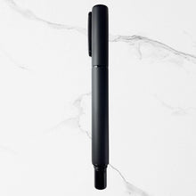 Ball Pen Bazaar Fellowship Matt Black Ball Pen with Black Cap | Back Press Click Openable Mechanism | Black Ink | 1 Pen + 1 Refill Free