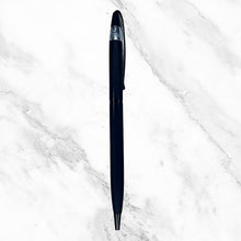 Matte Black Ball Pen with Black Clip – Twist Mechanism | Smooth Writing with Glycer 0.6mm Blue Ink