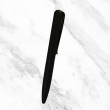Matt Black Mini Ball Pen – Sleek Twist Mechanism with Elegant Black Clip | Compact Premium Design & Smooth Blue Ink