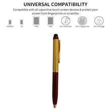 Metallic Glossy Maroon & Gold Dual Color Mini Ball Pen – Gold Clip | Twist Mechanism with Mobile Touch Tip | Blue Ink