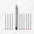 Ballpen Bazaar 5-in-1 Multi Colour Ball Pen with 10 Refills | 4 Blue, 3 Black & 3 Red Mini VT Refills | 2 Blue, 1 Black, 1 Red Ink + 0.5mm Pencil | Multi Ink Smooth Writing Pen Set