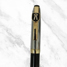 Advocate Logo Ball Pen – Black & Silver Premium Design | Smooth Writing with Glycer 0.6mm Blue Ink