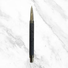 Marble Color Ball Pen with Silver Cap – Elegant Openable Design | Smooth Writing Blue Ink