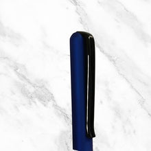 Matt Blue Body with Black Clip Twist Mechanism Mini Ball Pen – Smooth Blue Ink | Compact, Stylish & Premium Finish