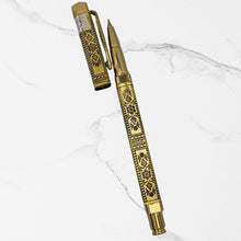 Metallic Glossy Full Designer Gold Colour Body Ball Pen | Openable Mechanism | Premium Blue Ink | Elegant Writing & Gifting Pen