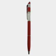 Matte Red Diamond Pen – Stylish Design | Smooth Writing with Mini VT Refill Blue Ink