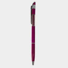 Glossy Pink Diamond Pen – Stylish Design | Smooth Writing with Mini VT Refill Blue Ink