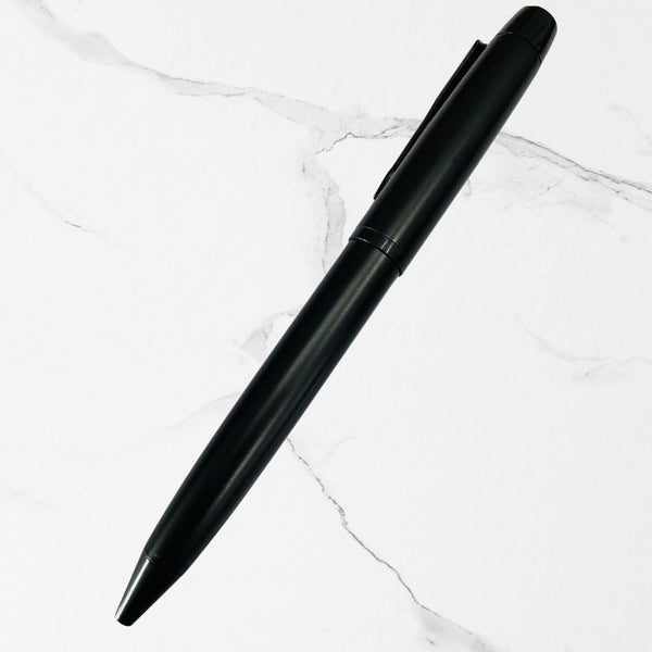 Matt Black Colour Body with Glossy Black Clip – Premium Twist Mechanism Ball...