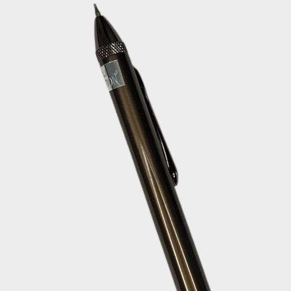 Metallic Glossy Brown Ball Pen – Dual Side Twist | Blue & Red Ink | Stylish Premium Finish