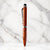 Ballpen Bazaar Stylus Metallic Glossy Designer Orange Mini Ball Pen with Silver Clip Twist Mechanism Blue Ink 1 Pen with 1 Extra Refill
