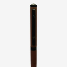 Matt Brown Mini Ball Pen – Pocket Friendly, Stylish & Elegant | Black Clip, White Diamond Twist | Blue Ink Mini-VT Refill