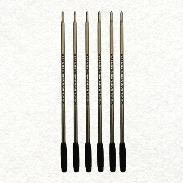 Set of 10 Premium 1mm Cross Compatible Ball Pen Refills | Smooth Black Ink | Long-Lasting Writing Performance | Universal Pen Refill Pack