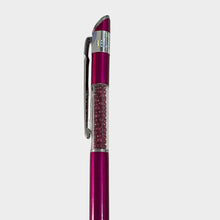 Glossy Pink Diamond Pen – Stylish Design | Smooth Writing with Mini VT Refill Blue Ink