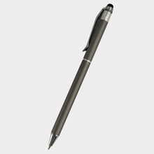 Combo of 2 Stylus Twist Ball Pens – Grey & Red Finish | Twist Mechanism | 0.6mm Blue Ink | Touchscreen Compatible