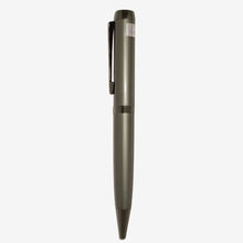 Metallic Glossy Gray Twist Ball Pen – Premium Writing Gift for Men & Women | 0.6mm Screw-Type Blue Refill