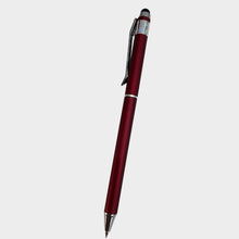 Combo of 3 Stylus Twist Ball Pens – Red, Grey & Red-Gold | Twist Mechanism | 0.6mm Blue Ink | Touchscreen Compatible