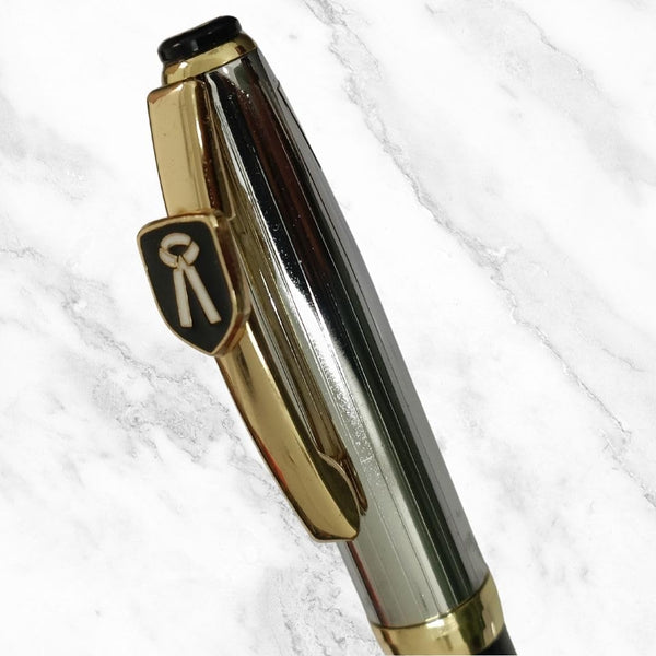 Advocate Logo Ball Pen – Black & Silver Premium Design