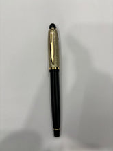 Metallic black color body with silver color designer cap openable mechanism ball Pen (blue Ink) Ballpen Bazaar