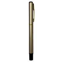 Metal Ball Pen: Silver Body with Gold Clip, Openable Mechanism Ballpen Bazaar