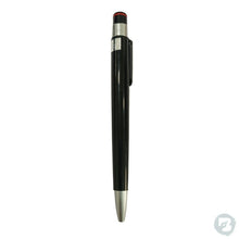 Black Metal Body with Silver Clip Click Type Mechanism Ball Pen - Ballpen Bazaar