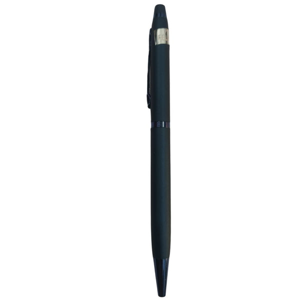 Metal Ball Pen - Blue Glossy Body with Twist Mechanism (blue ink) Ballpen Bazaar