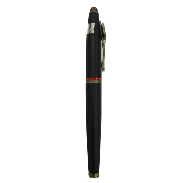 Matte black color body with advocate symbol clip openable mechanism ball Pen (blue Ink) Ballpen Bazaar