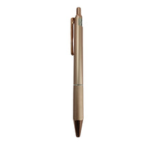 Light Weight Metal Body Rose Gold Pen with Checkered Grip - Ballpen Bazaar