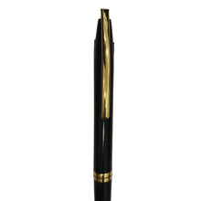 Metallic black color body with gold clip twist mechanism ball Pen (blue Ink) Ballpen Bazaar