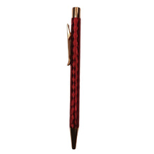 Red & Rose Gold Pen – Glossy Click Design for Luxurious Writing Valentine Gift