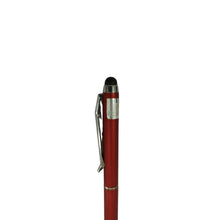 Matte Red Metal Ball Pen with Touchscreen Twist Mechanism Ballpen Bazaar