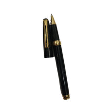 Blue Ink The Metallic Black Body with Gold Clip Openable Ball Pen – Elegant & Smooth Writing Valentine Gift